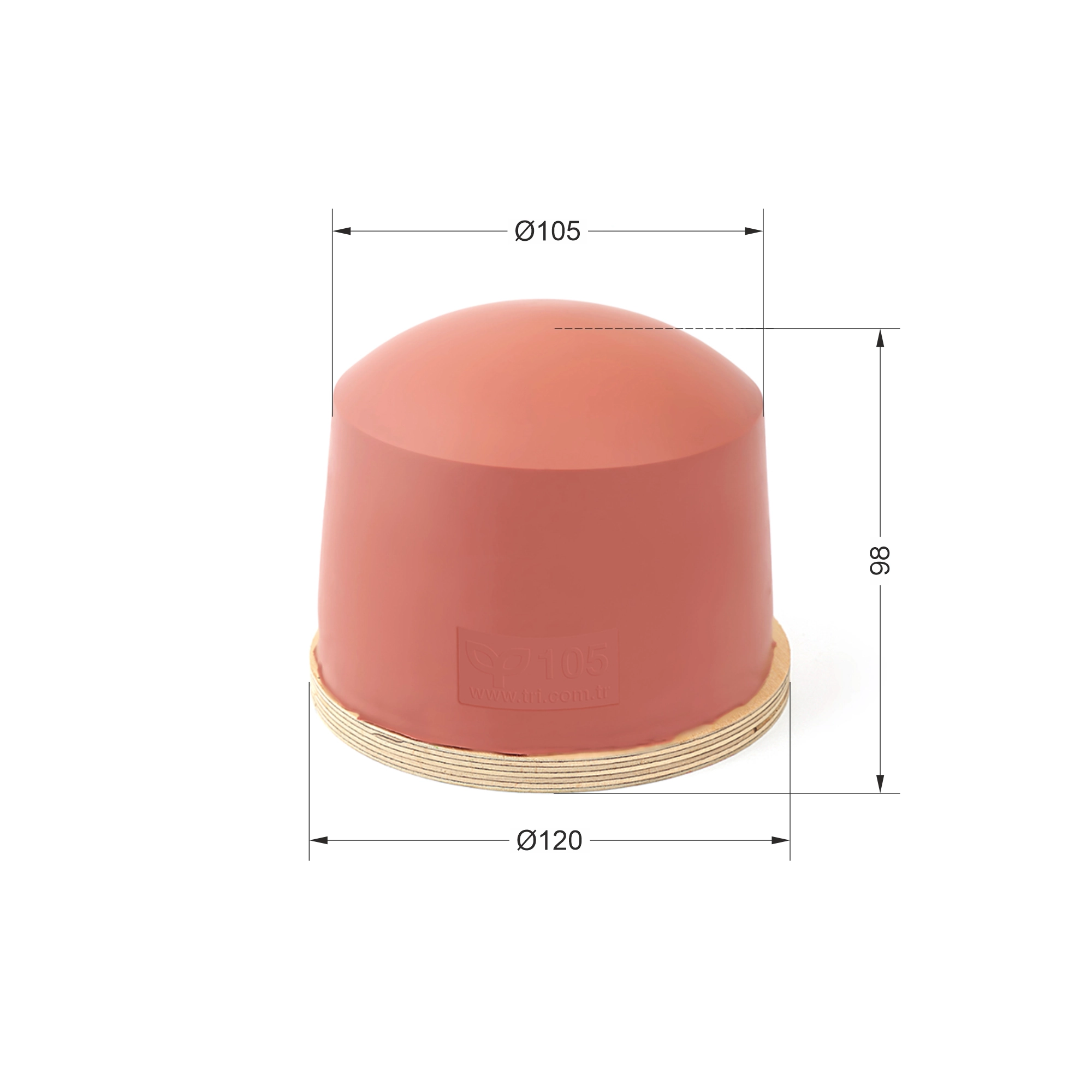 P105 Round Pads