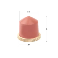 P124 Round Pads