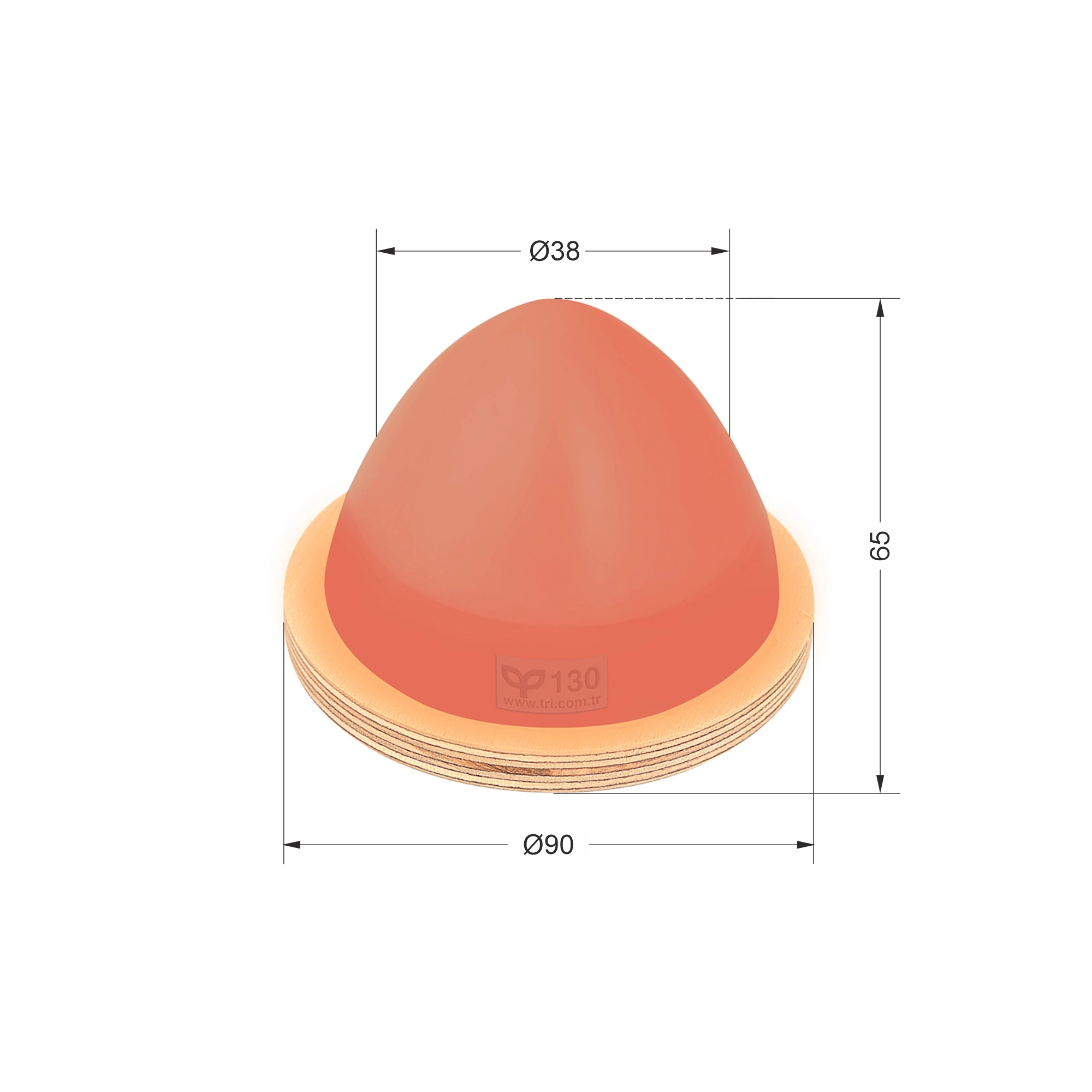 P130 Round Pads