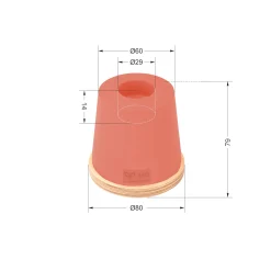 P140 Round Pads