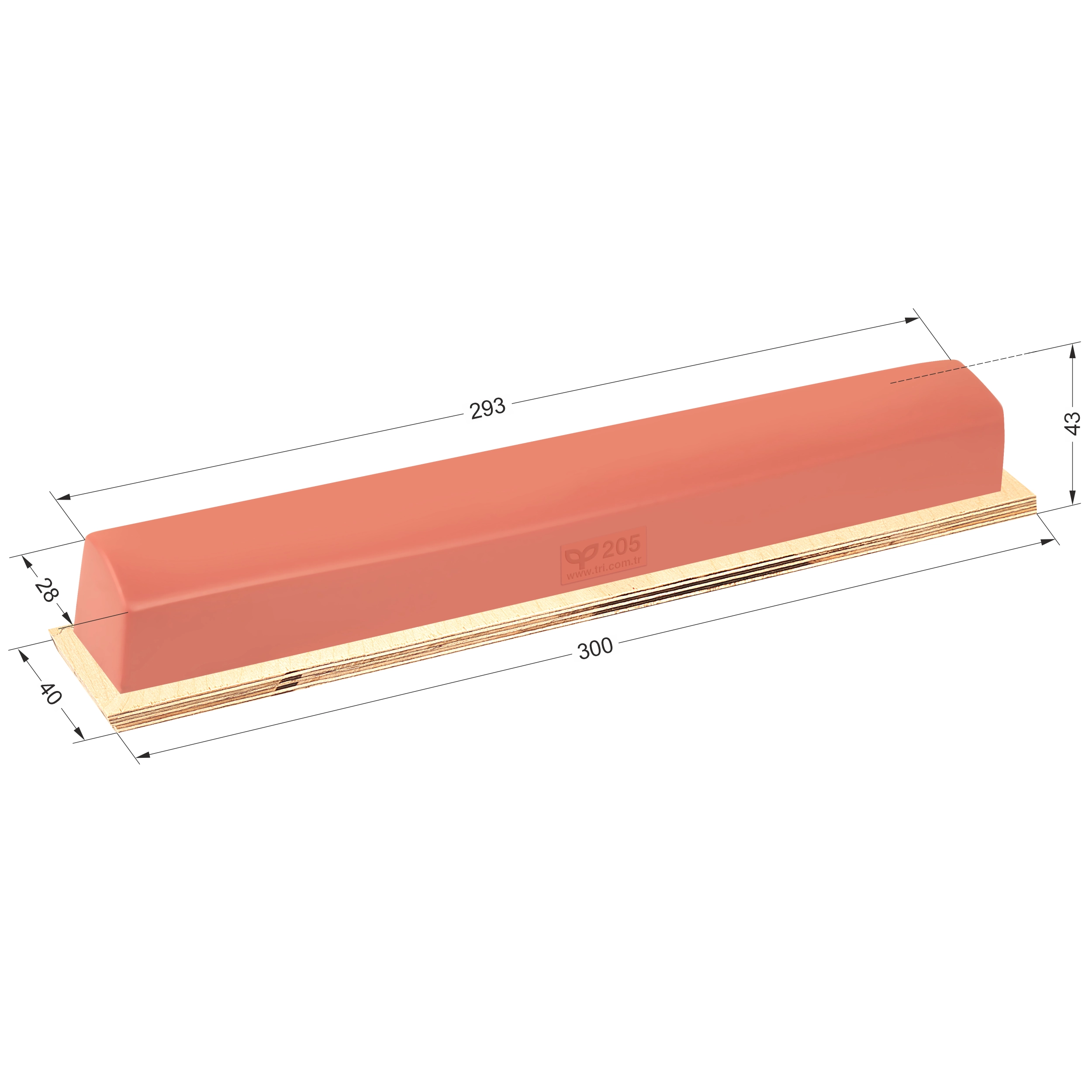 P205 Rectangular Pad