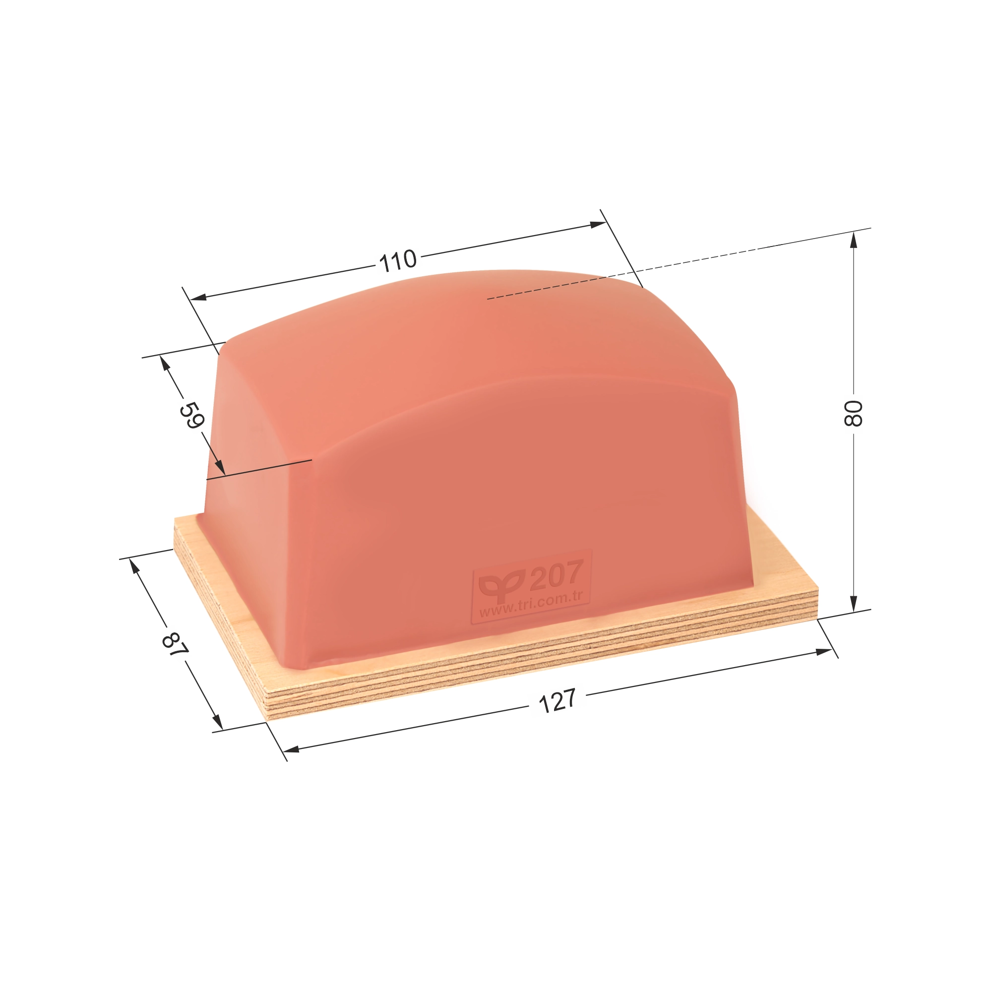 P207 Rectangular Pad