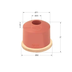 P232 Round Pads