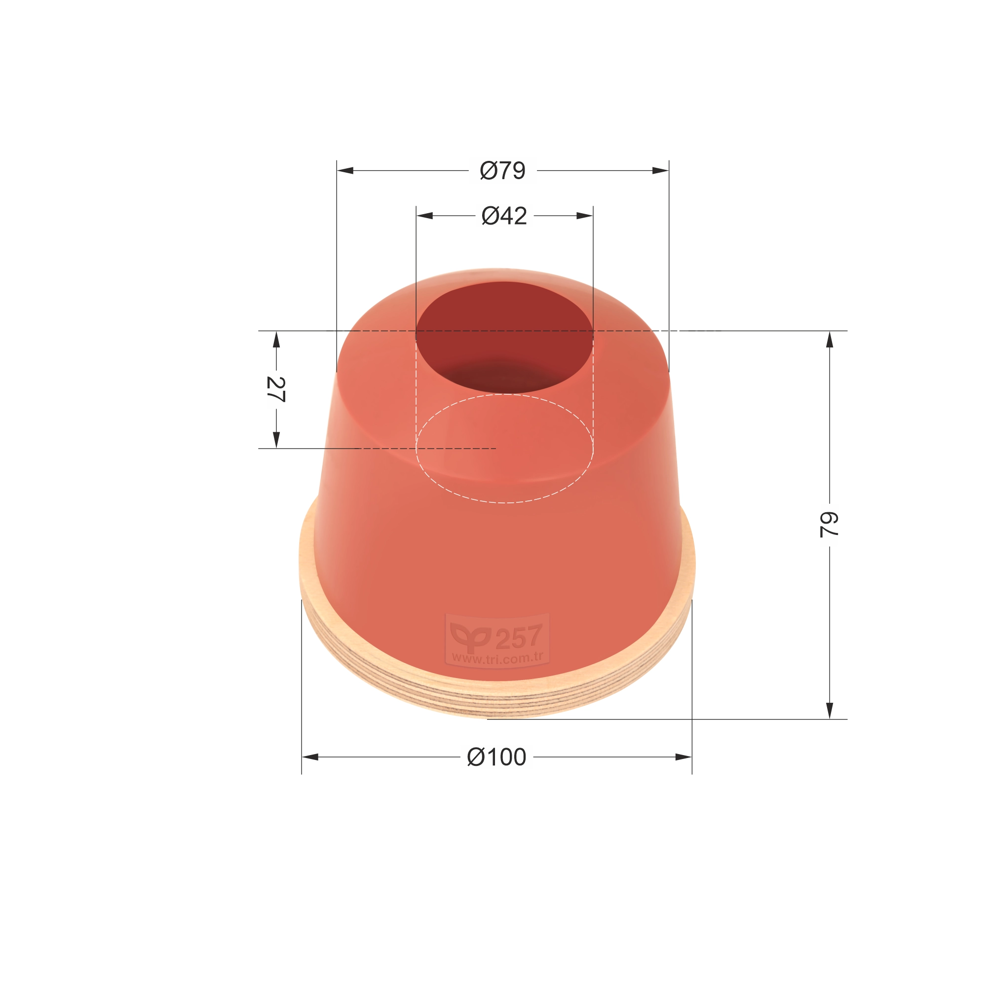P257 Round Pads