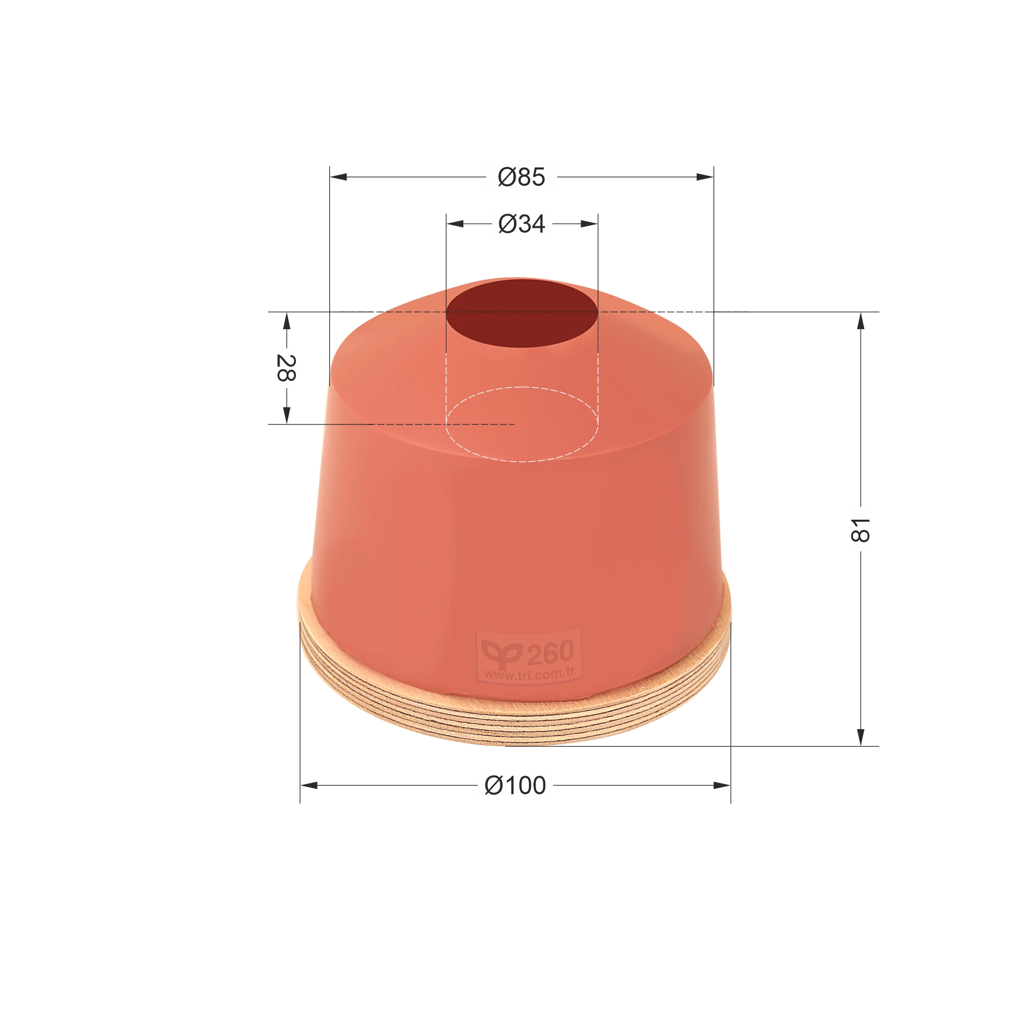 P260 Round Pads