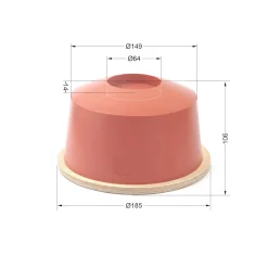 P296 Round Pads