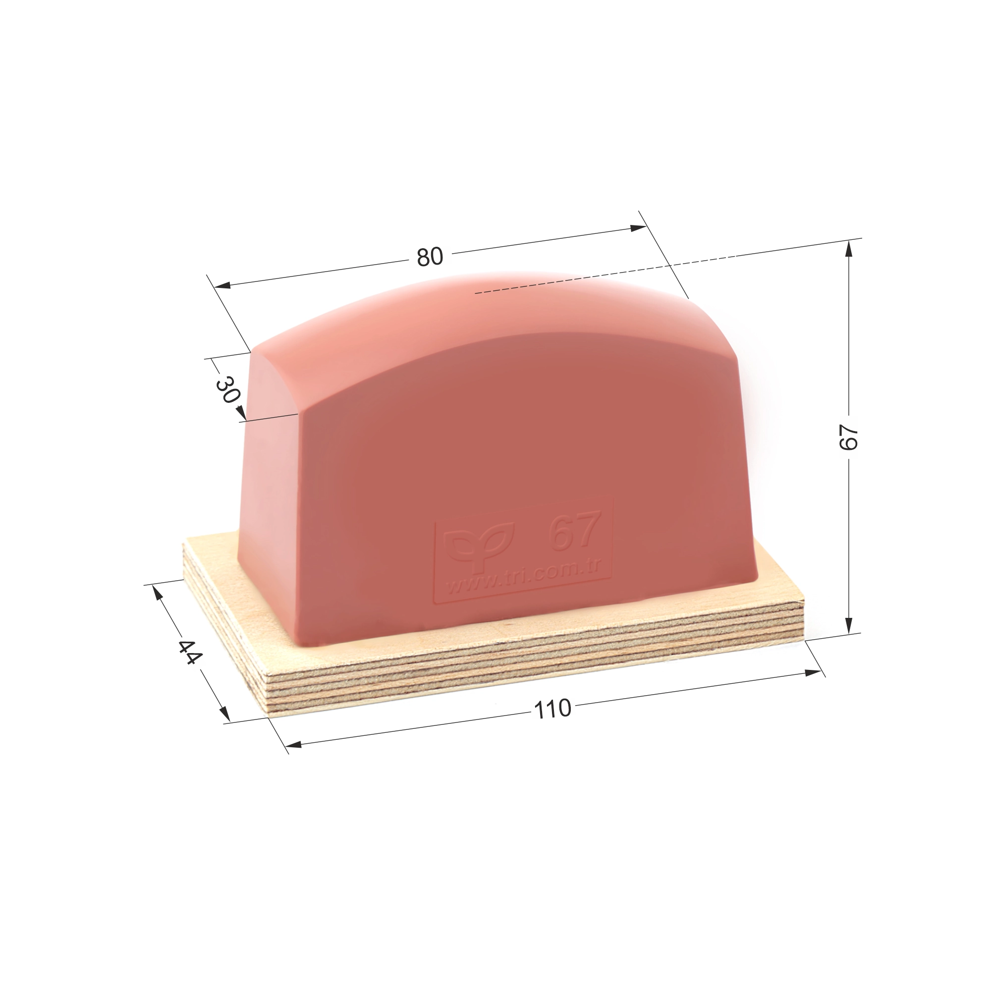 P67 Rectangular Pad