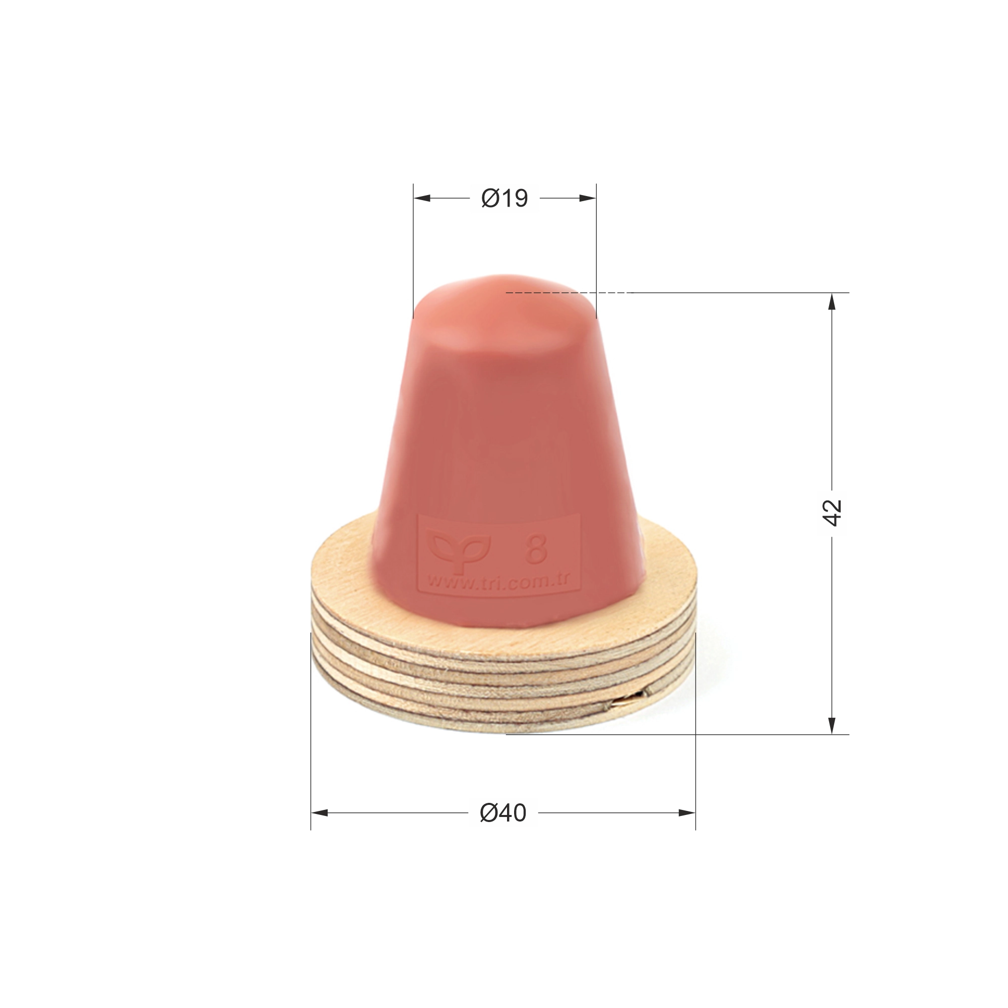 P8 Round Pads