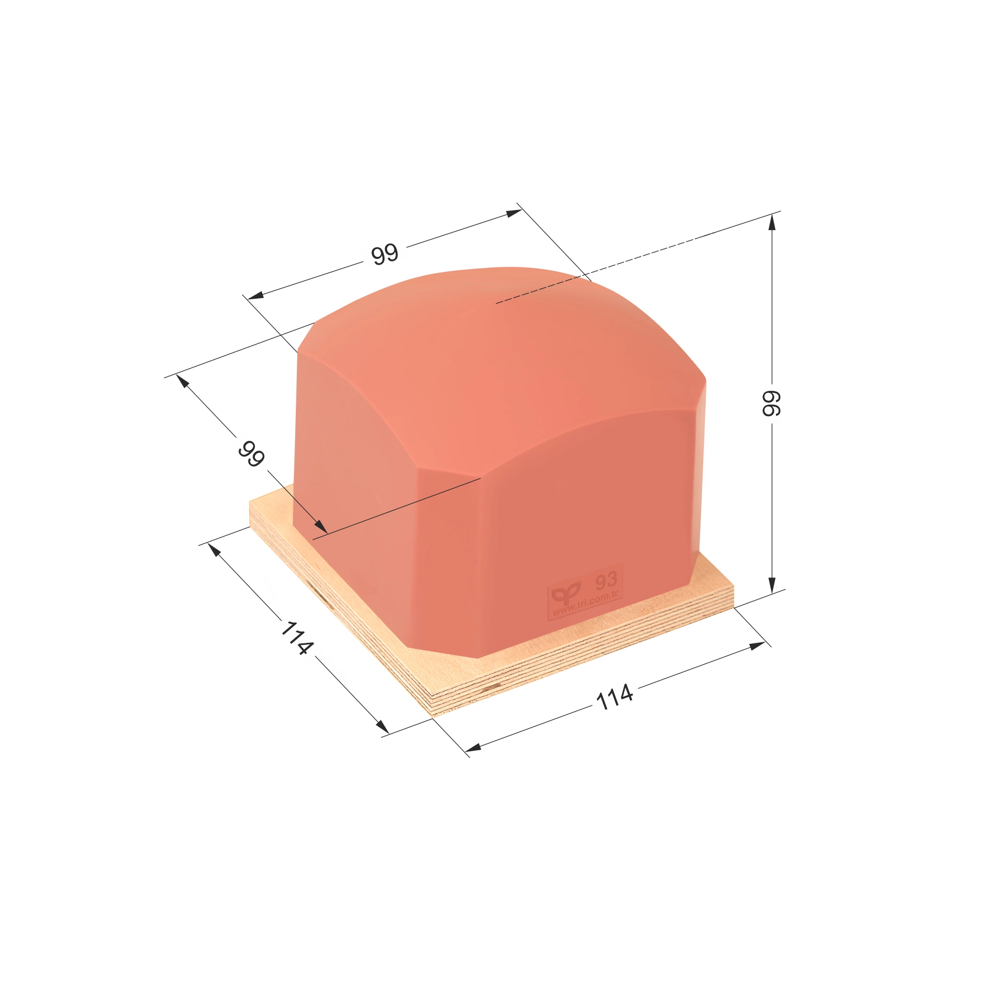 P93 Rectangular Pad