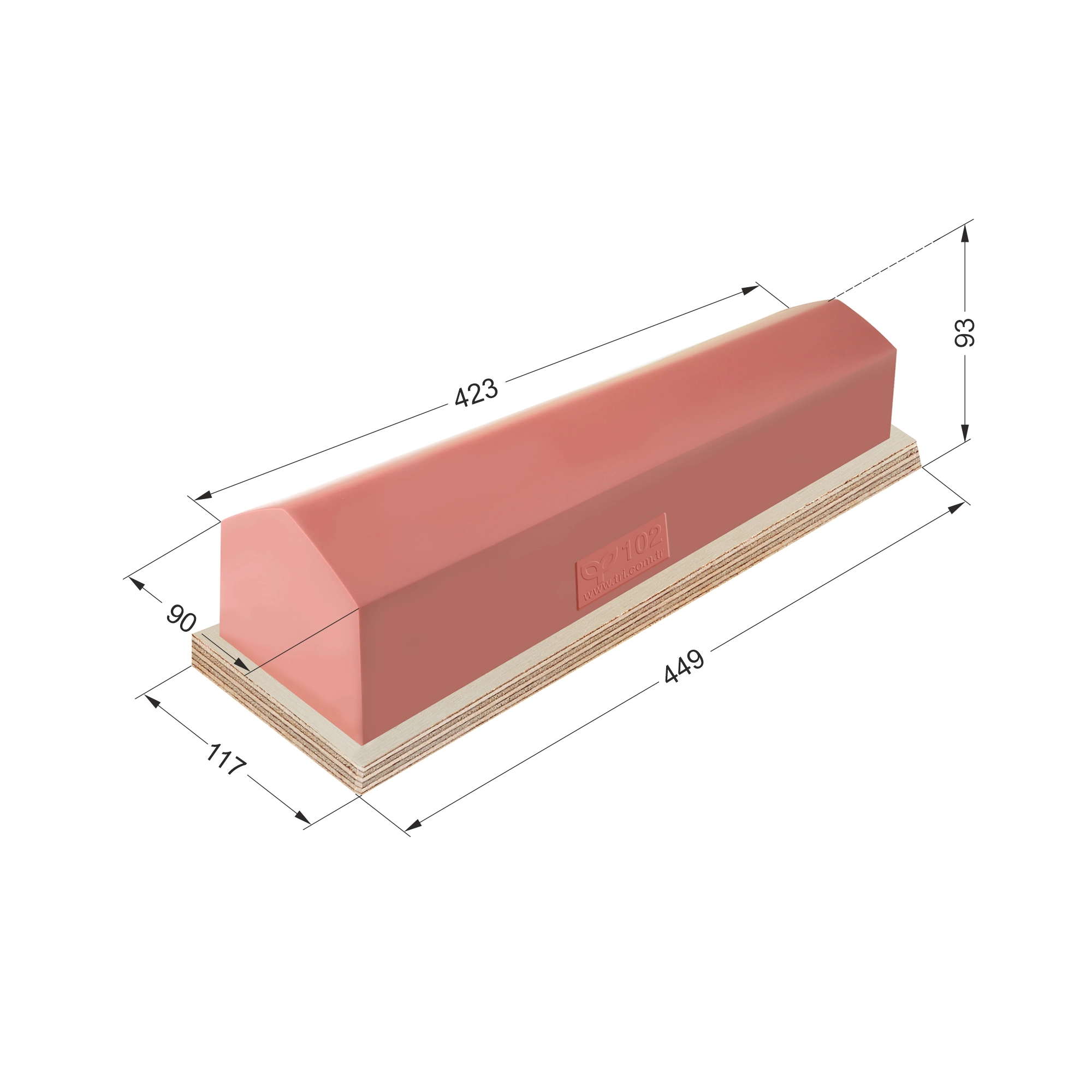 P102 Üçgençatılı Baskı Tamponu