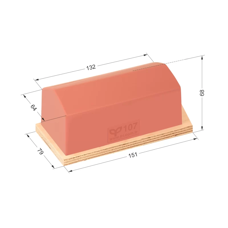 P107 Üçgençatılı Baskı Tamponu