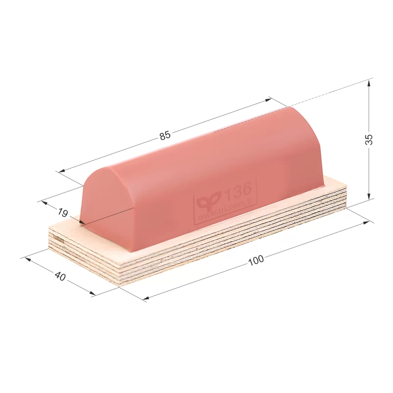 P136 Üçgençatılı Baskı Tamponu