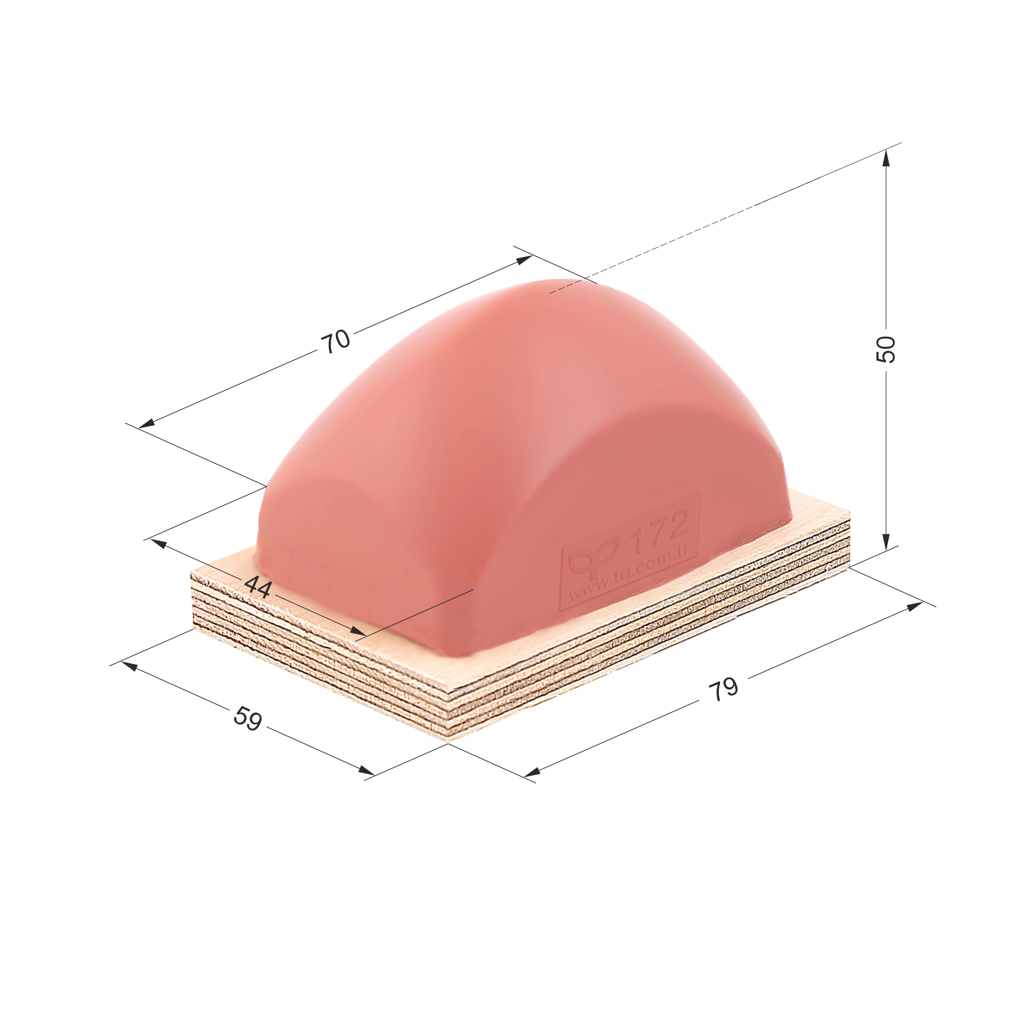 P172 Balıksırtı Baskı Tamponu