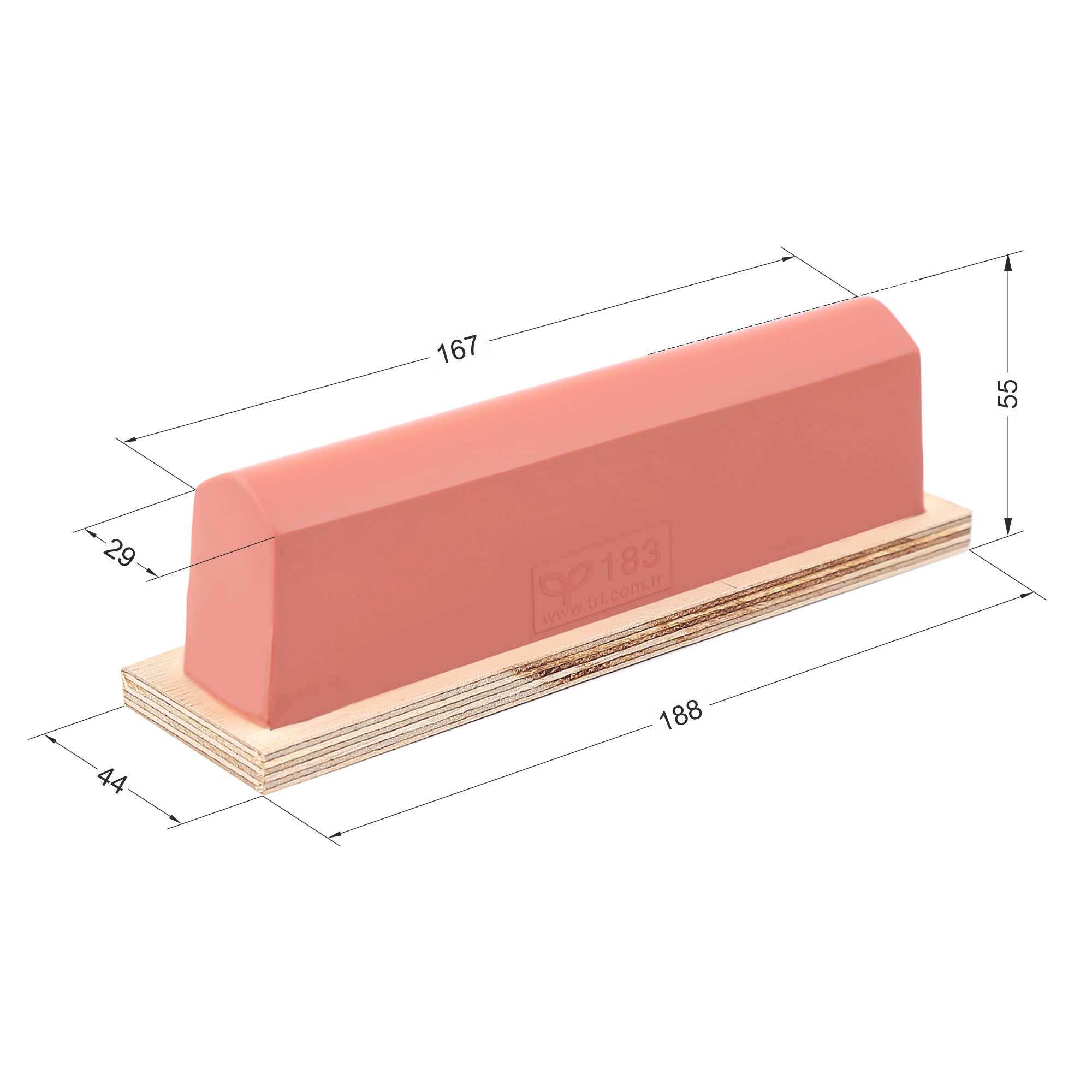 P183 Üçgençatılı Baskı Tamponu