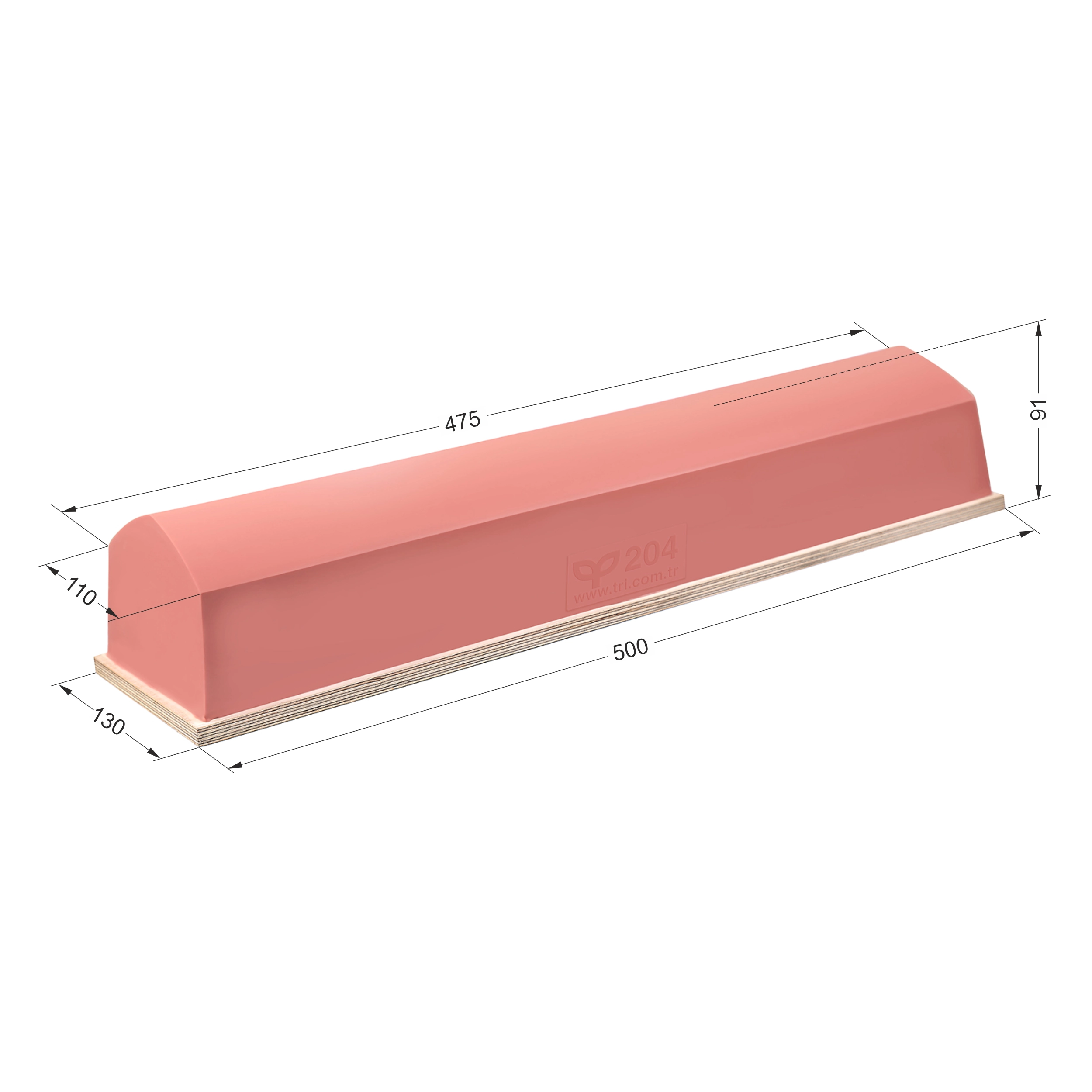 P204 Dörtgen Baskı Tamponu
