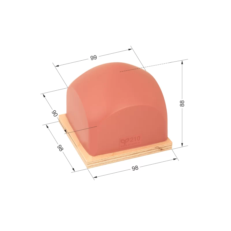 P210 Dörtgen Baskı Tamponu