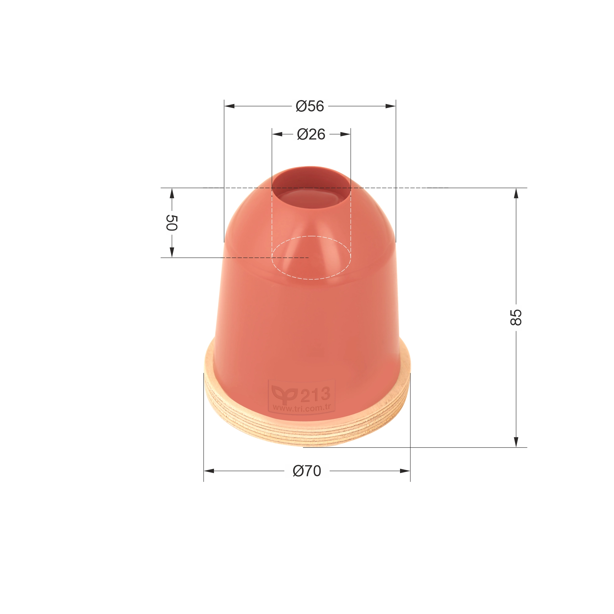 P213 Yuvarlak Baskı Tamponu