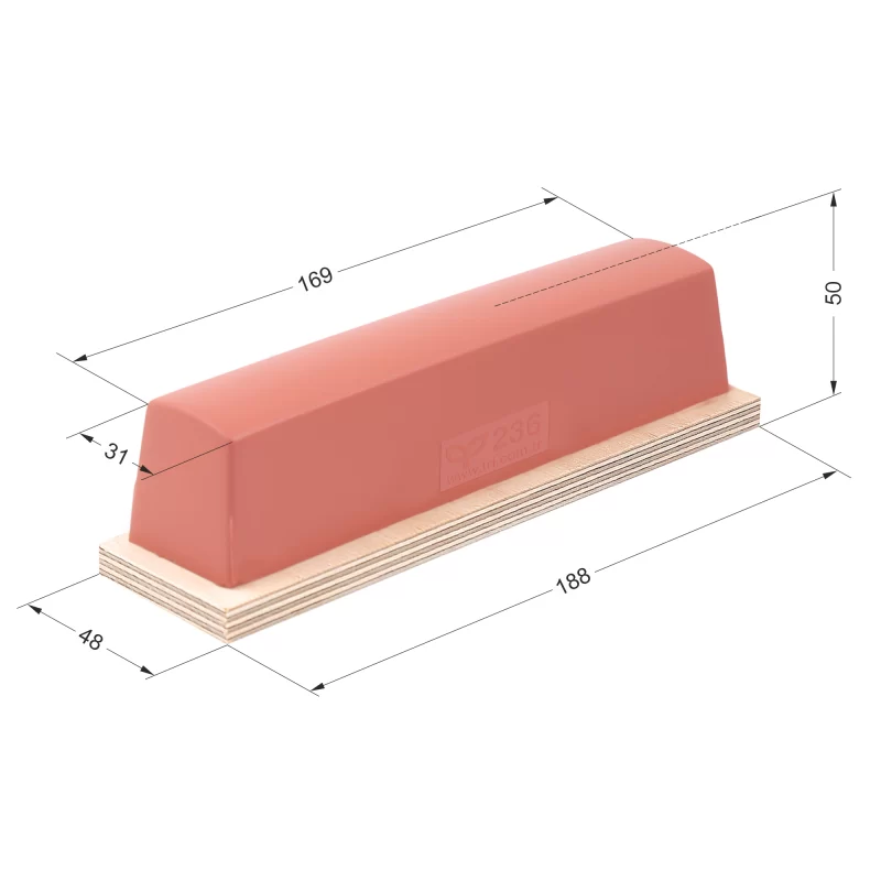 P236 Dörtgen Baskı Tamponu