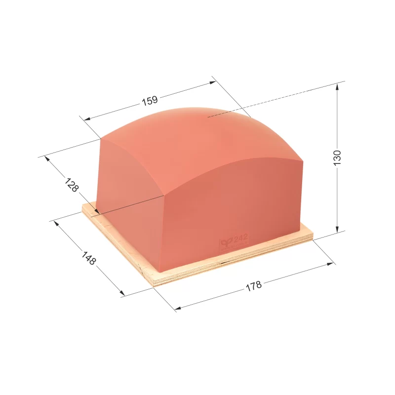 P242 Dörtgen Baskı Tamponu