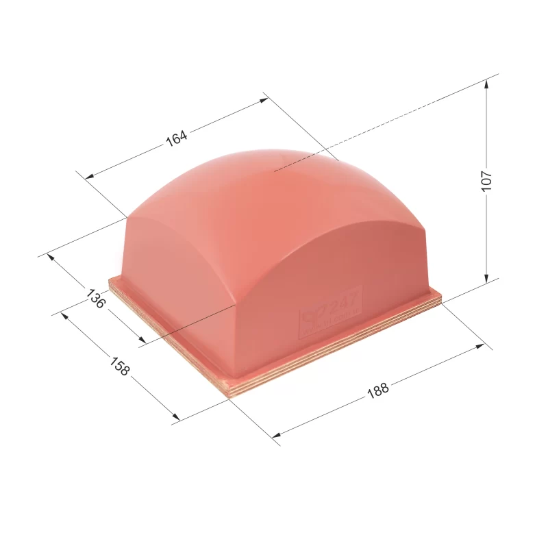 P247 Dörtgen Baskı Tamponu