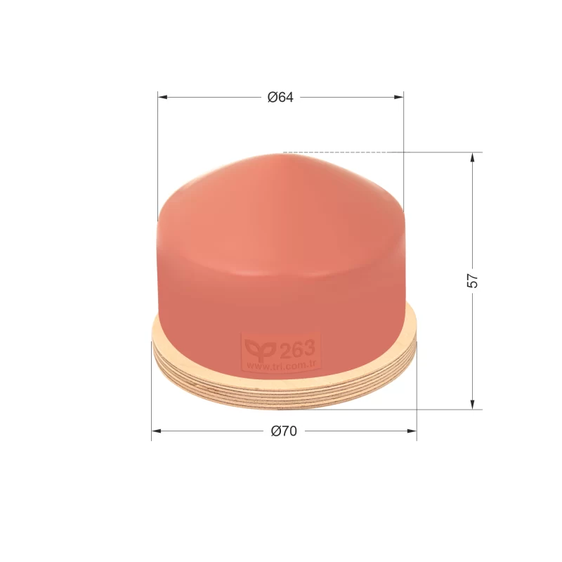 P263 Yuvarlak Baskı Tamponu
