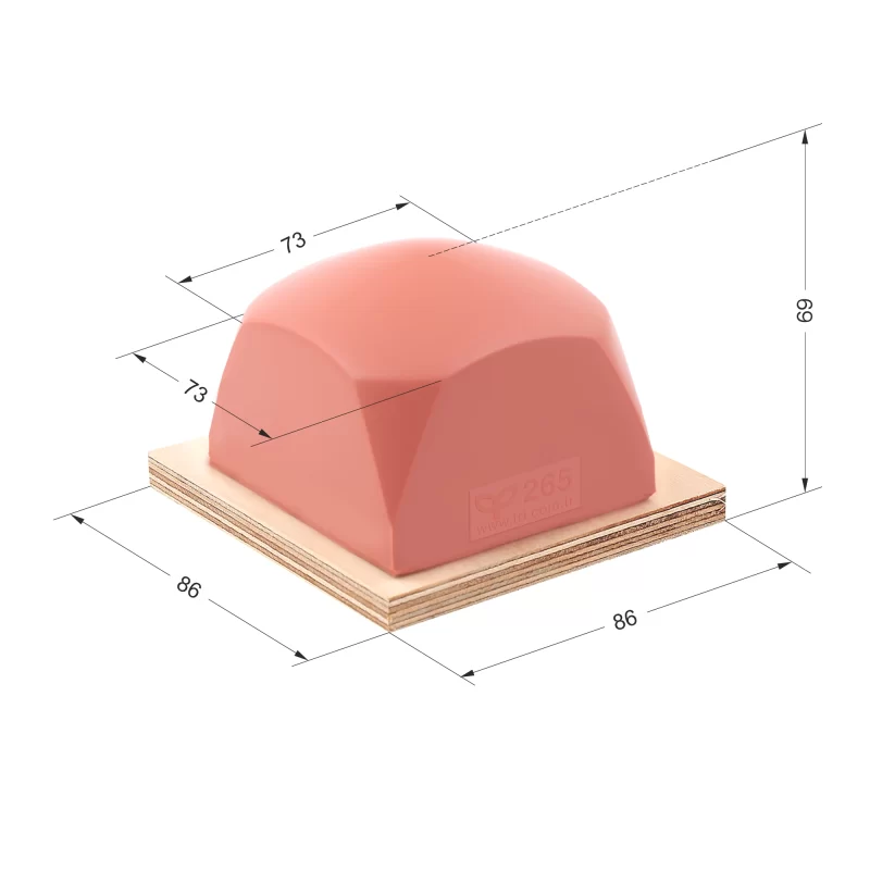 P265 Dörtgen Baskı Tamponu