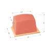 P317 Tip 1 maçasız dörtgen tampon baskı silikonu 97×134×131 mm, dikdörtgen silikon baskı tamponu