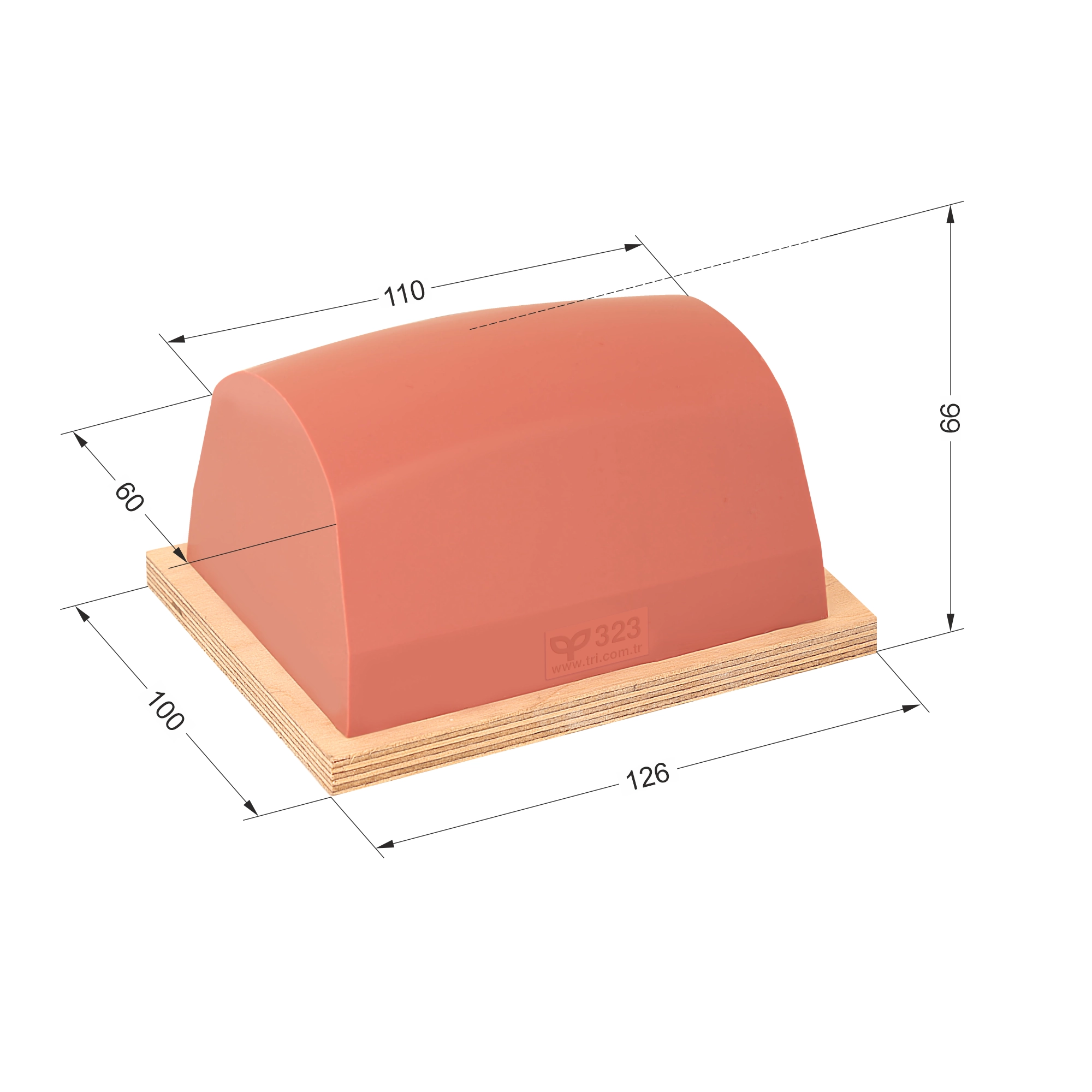 P323 Balıksırtı Baskı Tamponu