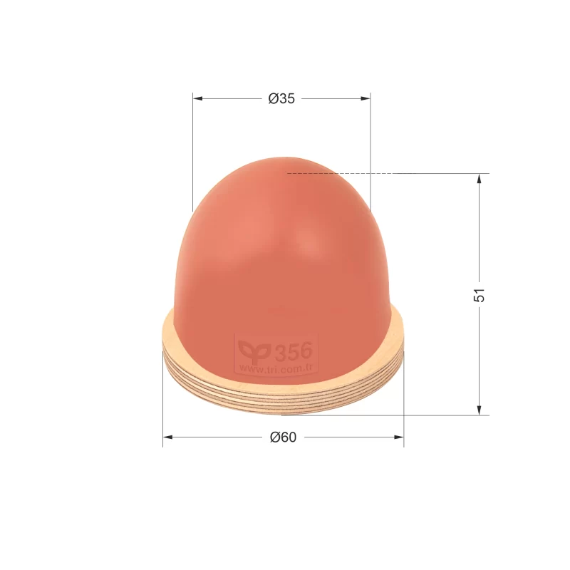 P356 Yuvarlak Baskı Tamponu