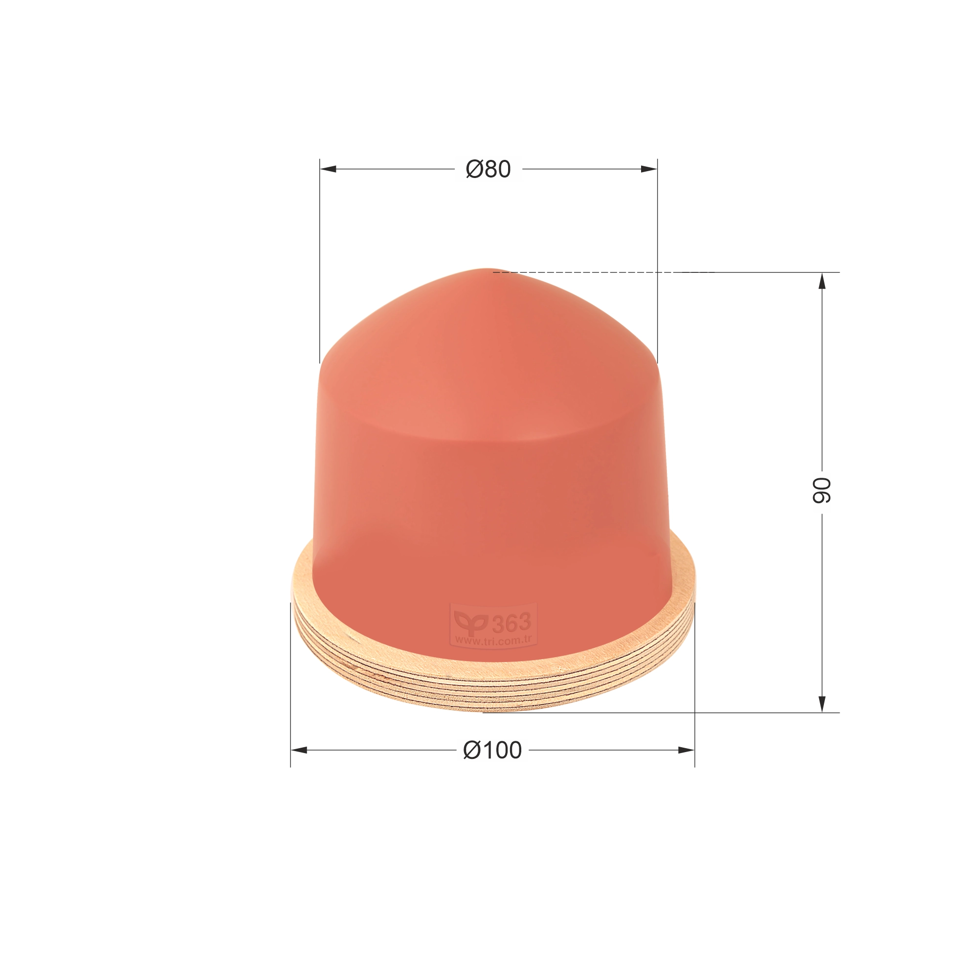 P363 Yuvarlak Baskı Tamponu