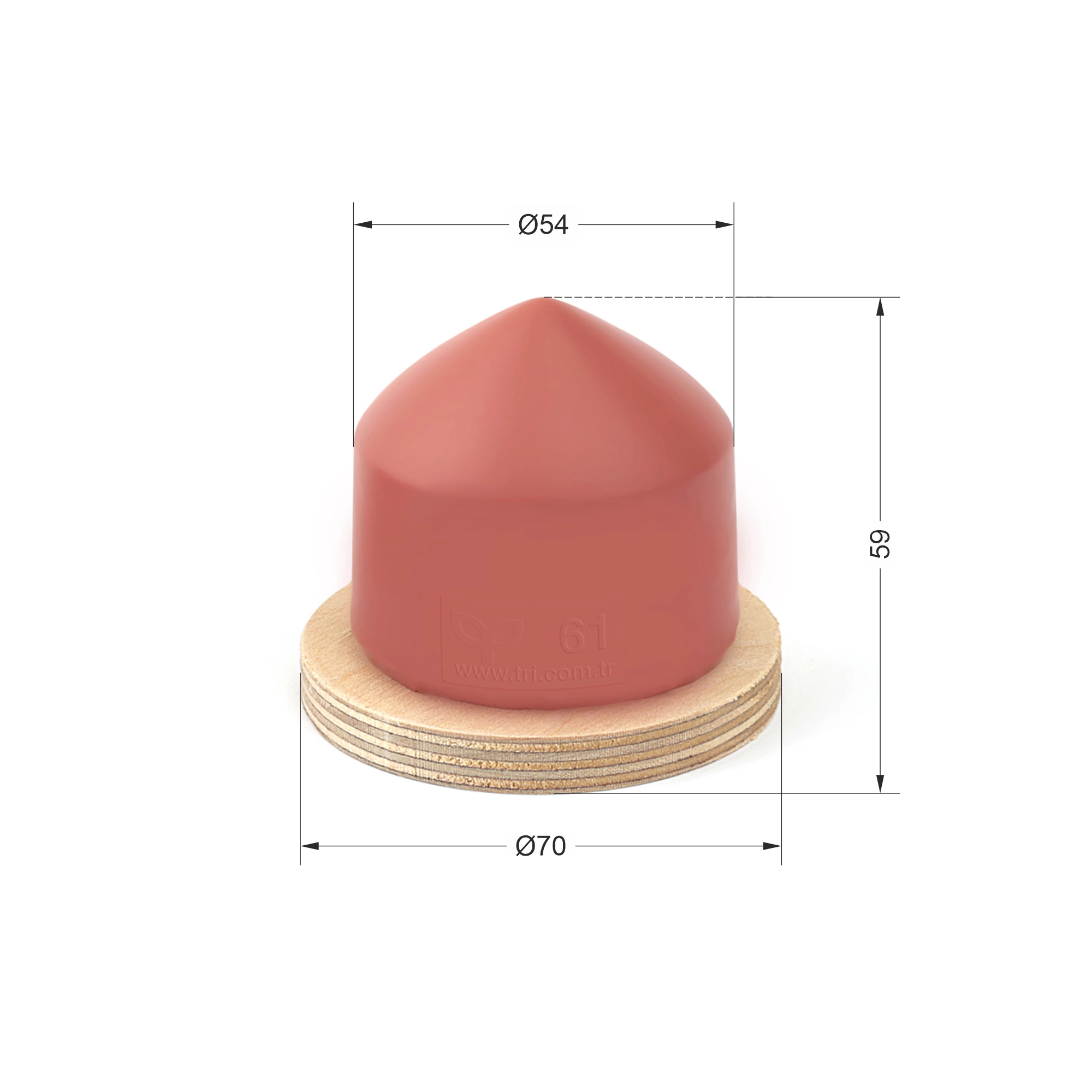 P61 Yuvarlak Baskı Tamponu