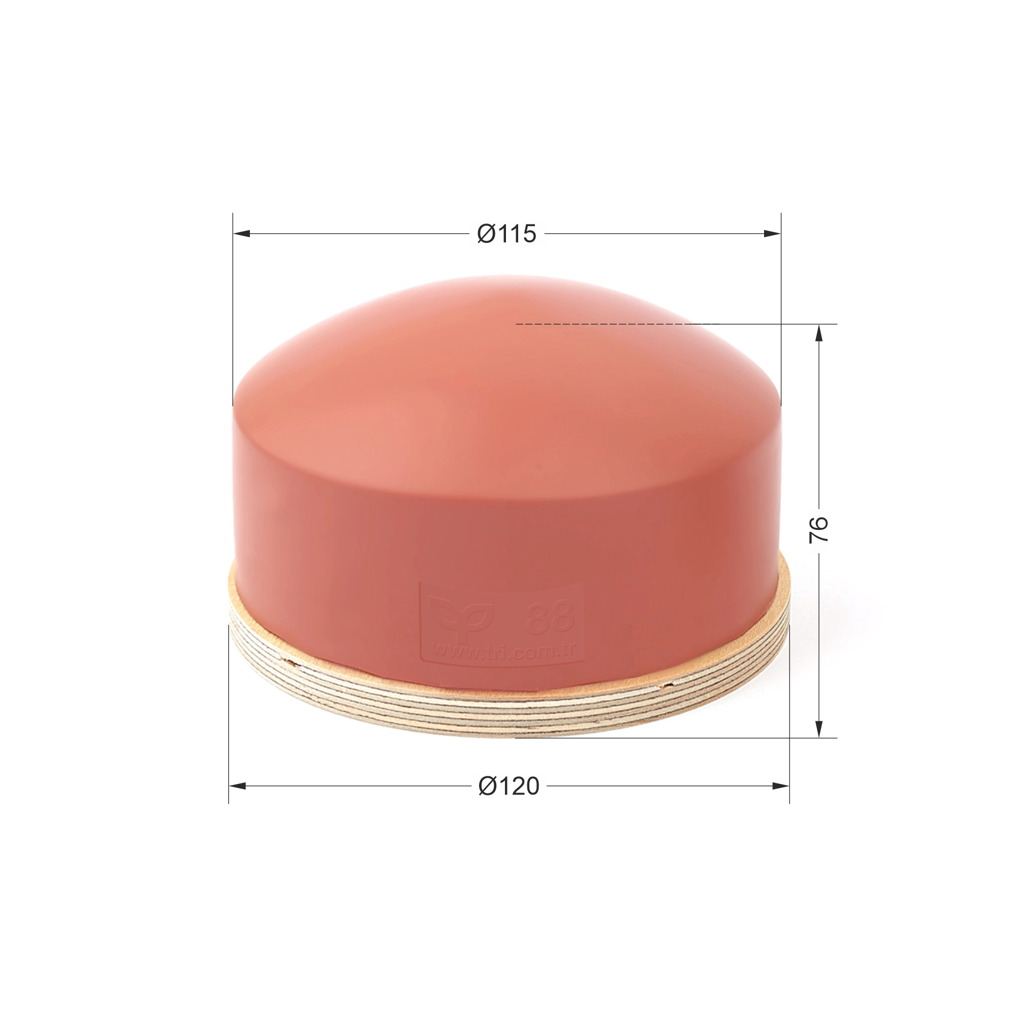 P88 Yuvarlak Baskı Tamponu