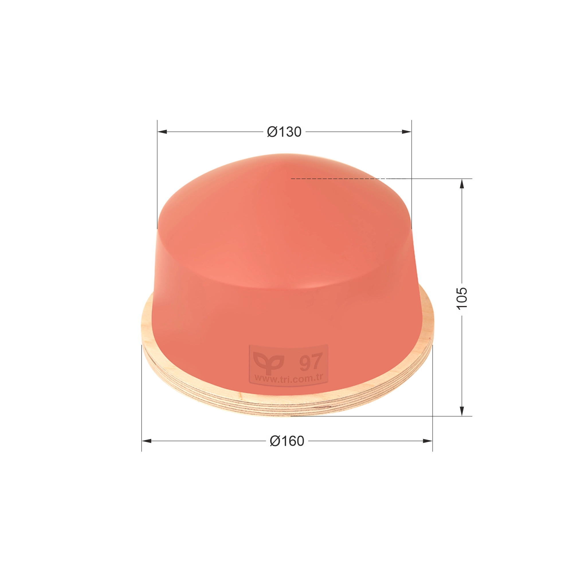 P97 Yuvarlak Baskı Tamponu