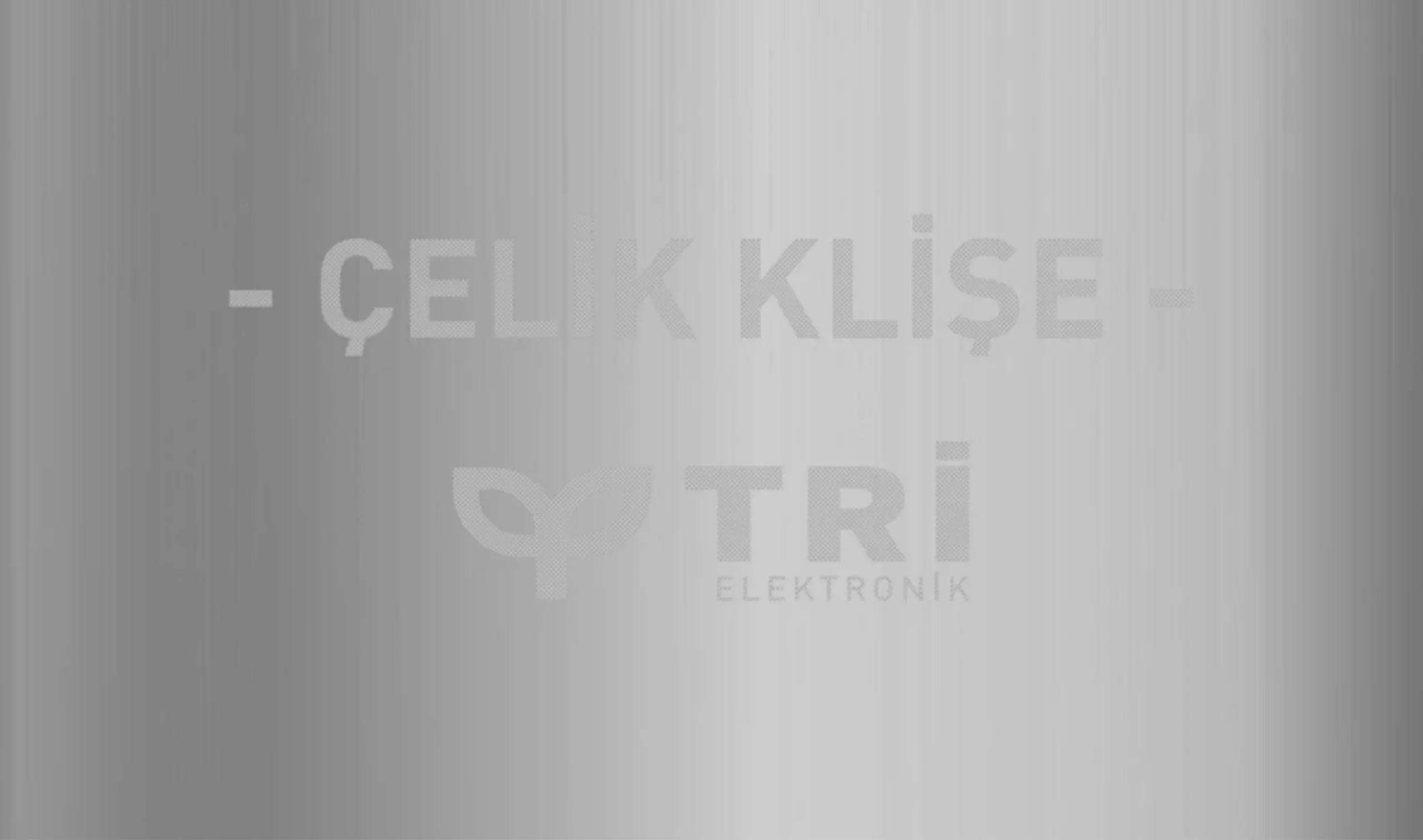 Tampon Baskı Çelik Klişeleri