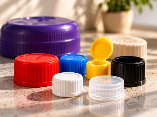 Plastik kapaklar tampon baskı uygulamaları